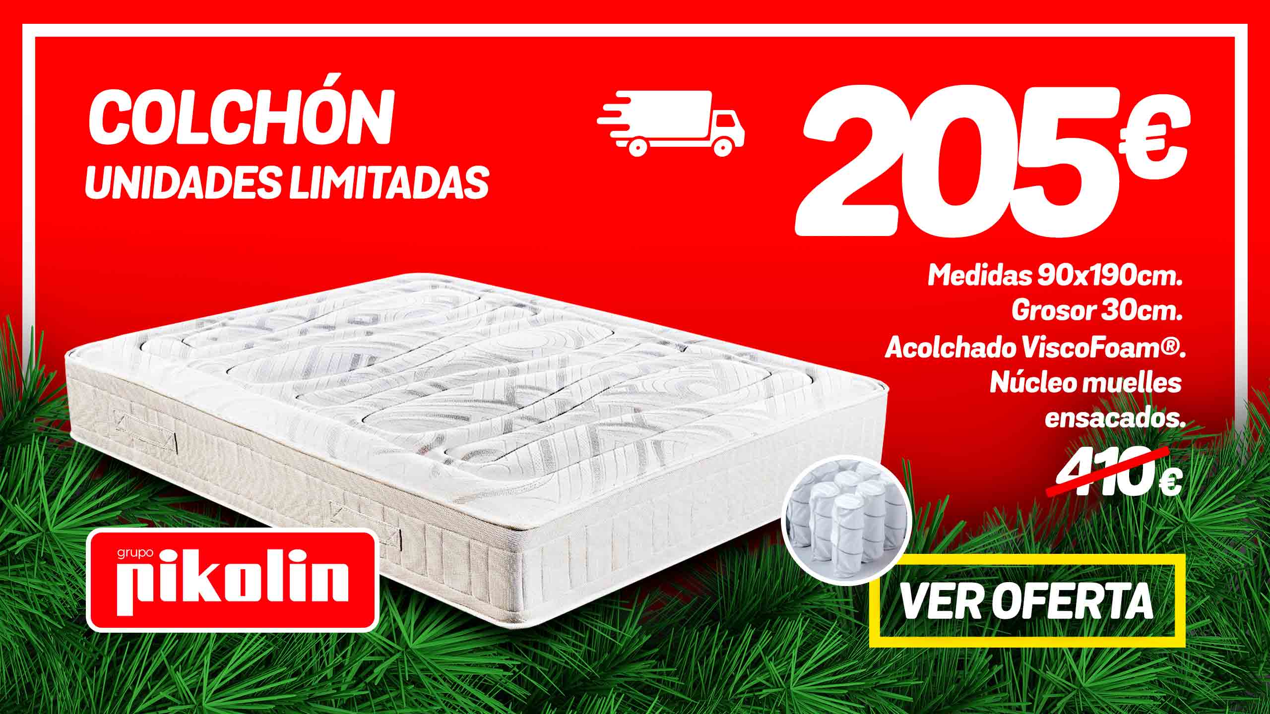 colchón de espumación HR en liquidación online